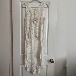 Crochet Sleeveless Duster / Cover-Up